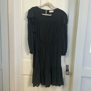 Universal Threads black eyelet dress NWT